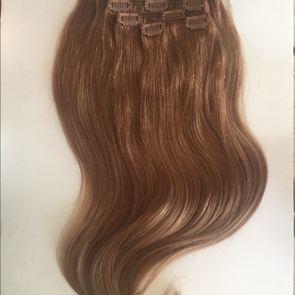 ❌ SOLD❌ 20”/ 190g Double Drawn Human Hair Clip-Ins - Picture 2 of 3